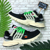 Off White x Nike Air Presto 1.0 聯名 魚骨 縫補 男女 AA3830-001