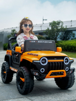 兒童電動車汽車四輪越野遙控玩具車可坐人大小男女孩雙驅寶寶童車