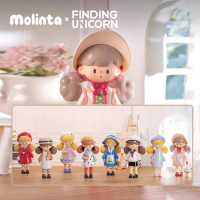 USER-X Finding Unicorn Molinta Vintage Outfit Series Blind Box kawaii Toy action doll Figure lovely Cute Girl Birthday Gift