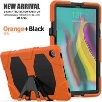 Hybrid Shockproof Armor Military Extreme Heavy Duty Rugged Stand Case For Samsung Galaxy Tab S5e 10.5 inch 2019 SM-T720 T725