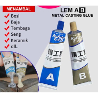 [ BELI 1 GRATIS 1 ] Lem Besi Thailand Kuat Tahan Panas Lem Serbaguna Epoxy Penambal Besi Steel Metal