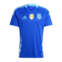 【adidas 愛迪達】AFA A JSY D 男 短袖上衣 阿根廷 客場 足球上衣 吸濕排汗 藍(IP8413)