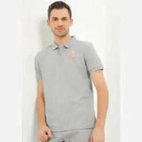 Giordano Men's 3D Lion Polo 0101422240 S