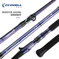 TAKEDO Ecooda Jigging Monster Rod Fuji Guides Jigging Rod Hearty Rise 32KG Drag Power Jigging Fishing Rod
