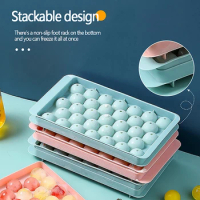 1pc 33 Grid Ice Boll Blocks PP Tray Kitchen Ice Mold Making Tool Cocktail Whiskey Drink Ice Hockey Mould Kitchen Gadgets