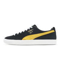 Puma 休閒鞋 Clyde OG 男鞋 黑 黃 麂皮 低筒 板鞋 39196205