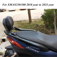 Modified Motorcycle XMAX300 rear passenger seat backrest with top box bracket for yamaha xmax 250 300 2017 2018 2019 2020 2023