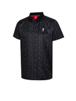 เสื้อโปโลผู้ชาย Space Yarn สีดำ - LF068AP667DVTH