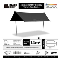 BLACKDOG CBD2550WS031 TENDA KANOPI FLYSHEET TENDA CAMPING