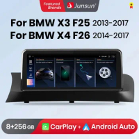 Junsun AI Voice Wireless CarPlay Car Radio Multimedia For BMW X3 2014 2015 2016 2017 NBT 4G DSP Andorid Auto GPS 2din