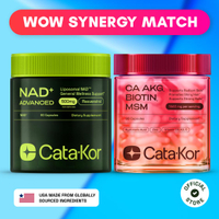 Cata-Kor NAD+ & Skin Hair Nails Bundle - Supplement for Beauty & Energy