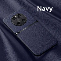 Luxury Magnetic Leather Soft TPU Case For Huawei Mate 40 Pro All Inclusive Shockproof Protective Case For Mate40 Back Cover