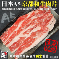 【頌肉肉】日本京都A5和牛肉片5盒(每盒約100g)