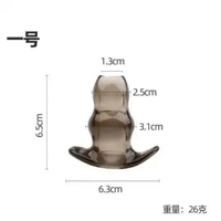 Plug Berongga Model Transparan Tunda Ejakulasi Pria no.02