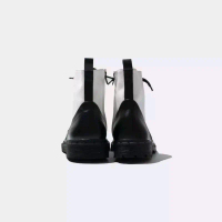 sepatu wanita high boots \ANJANI\" sepatu docmart tracking tali Pergelangan kaki Hitam Merah"