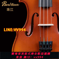 可打統編 珠江小提琴初學者兒童練習手提琴成人手工入門考級實木高檔PR-V01
