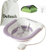 Foldable Sitz Bath for Hemorrhoid Relief Postpartum Care and Perineal Soaking - Portable Sitz Bath K