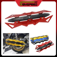 SEMSPEED Scooter Motorcycle Crash Exhaust Pipe Guard Frame Cover For Honda PCX 125 150 ADV 150 X-ADV 750 Forza 300 125 Reflex