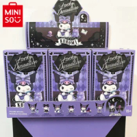 Miniso Sanrio Kuromi Lucky Divination Blind Box Figure Model Mystery Box Desktop Ornament Decorative Doll Toy Girl Gift