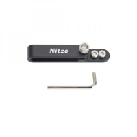 NITZE N42-T7 SSD MOUNT BRACKET FOR SAMSUNG T7 SSD can be firmly attached onto the camera cage via 2 1/4” screws on the side