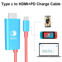 สายเคเบิล Type-c เป็น HDMI, สายชาร์จ USB C 4K 60HZ และ PD 100W, อะแดปเตอร์ Type-C เป็น HDMI, เข้ากัน