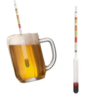 3 Scale Hydrometer Wine Sugar Meter Gravity ABV Tester Triple Scale Hydrometer For Home Brew Wine Beer Cider Alcohol Testing