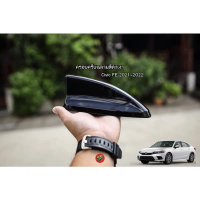 ✥🔥 ครอบครีบฉลามสีดำเงา Civic FE 2021-2025,HRV 2022-2025,City 2020-2025✽
