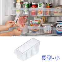 asdfkitty*日本製 INOMATA冰箱整理收納盒-長型-小-無分隔-0365