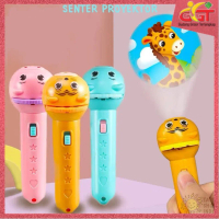 GGT Senter Proyektor Karakter Hewan Fun Flashlight Mainan Proyektor