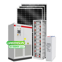 off Grid/Hybrid 3 Phase 50kw 100kw Solar Panel Power System Energy Storage System