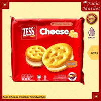 Zess Cheese Crackers Sandwiches Biscuit Kacang Malaysia 225.5g 9x25.5g