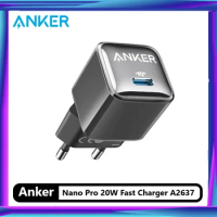 Anker 511 Charger Nano Pro USB C Charger 20W PIQ 3.0 Durable Compact Fast Charger iPhone 15/15 Plus/15 Pro/15 Pro Max /Galaxy