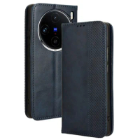 Кобура. Case For Vivo X100 Pro Case magnetic protective cover for Vivo X100 wallet type mobile phone case