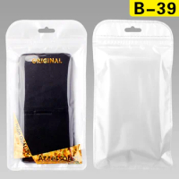 B-39 600Pcs/ Lot New Mobile Phone Case Cover Retail Storage Bag Packaging For iPhone 7 4S 5S 6 Plus Plastic Ziplock Poly Package