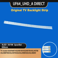TV-055 LED TV backlight LG UF64_UHD_A DIRECT 43INCH UHD 1BAR 24EA type 8LED 850MM for 43UF6409 43UF640V LG 43inch TV backlight