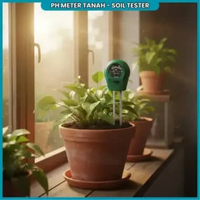 PH Meter Alat Mengukur Kelembaban Tanah Pengukur Kadar Air Pada Tanah