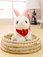 兔子毛絨玩具玩偶可愛兔兔公仔韓國仿真小白兔少女心娃娃小號女生