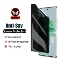 Anti Spy Privacy Hydrogel Film For OPPO Find X5 Pro X3 Neo X2 Lite Screen Protector For OPPO Reno 9 8 7 6 5 A1 ProPlus Not Glass