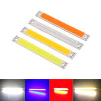 3V-4V DC 60mm 8mm LED COB Strip 1W 3W Warm Cold White Blue Red COB แหล่งกำเนิดไฟ LED สำหรับโคมไฟทำงา