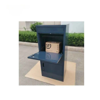 Parcel Drop Box Large Locking Mailbox Secure Package Delivery Steel Locker