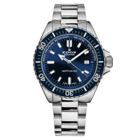 【EDOX 伊度】Neptunian 海神特別版 1000米潛水機械錶 送禮 禮物 推薦(E80120.3BUM.BUF)