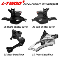 LTWOO A5 2:1 3X9 27 Speed Derailleurs Groupset 9s 9v Shifter Lever Front Rear Derailleur 9 Speed Velocidade Bicycle Parts
