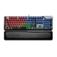 【MSI 微星】Vigor GK71 Sonic RED TC 電競鍵盤 -紅軸(電競鍵盤 紅軸)