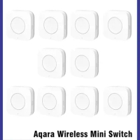 Aqara Smart Wireless Mini Switch Sensor Zigbee Connection Remote One Key Control Button Home Security Work With Mi Home Homekit