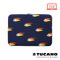 TUCANO X MENDINI 時尚設計筆電包15.6吋-大嘴鳥藍
