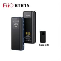 FiiO BTR15 Bluetooth5.1 DAC Headphone Amplifier ES9219MQ*2 XU316 MQA 384kHz/32bit DSD256 3.5mm/4.4mm Balanced Output