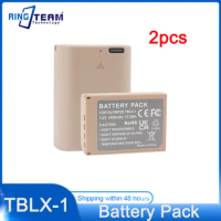 2pcs For Olympus TBLX-1 Type Lithium-Ion Battery With USB-C Charging Port for OLYMPUS OM-1 2400mAh DSLR Camera Battery