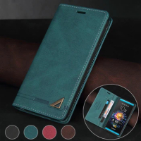 Wallet Anti-theft Brush Flip Leather Case For Sony Xperia 10 IV 10 III 5 IV 5 III 1 IV 1 III 1 II XZ1 XZ2 XZ3 XZ4 XZ5 Ace II 8