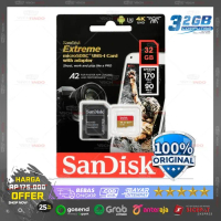 MicroSD 32 GB - Sandisk Extreme Pro A2 Memory Card | 170 Mbps