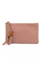 Gucci 二手 Gucci 小牛皮竹節手拿包